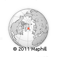 Outline Map of the Area around 69° 38' 15" N, 27° 58' 30" W, rectangular outline