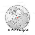 Outline Map of the Area around 69° 38' 15" N, 40° 52' 30" E, rectangular outline