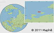 Savanna Style Location Map of the area around 69° 38' 15" N, 47° 40' 29" E