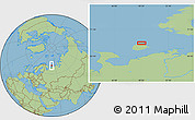 Savanna Style Location Map of the area around 69° 38' 15" N, 49° 22' 30" E
