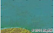 Satellite Map of the area around 69° 38' 15" N, 49° 22' 30" E