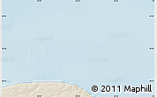 Shaded Relief Map of the area around 69° 38' 15" N, 49° 22' 30" E
