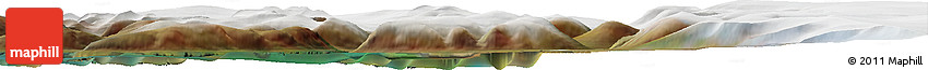 Satellite Horizon Map of the Area around 69° 38' 15" N, 53° 28' 30" W