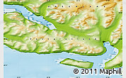 Physical Map of Diskofjord