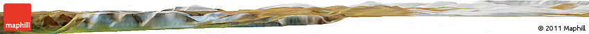 Satellite Horizon Map of the Area around 69° 38' 15" N, 91° 52' 30" E