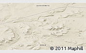 Shaded Relief 3D Map of the area around 69° 38' 15" N, 97° 49' 29" E