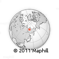 Outline Map of the Area around 69° 55' 57" N, 137° 46' 30" E, rectangular outline