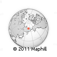 Outline Map of the Area around 69° 55' 57" N, 164° 58' 29" E, rectangular outline