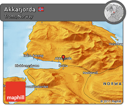 Political 3D Map of Akkarjorda