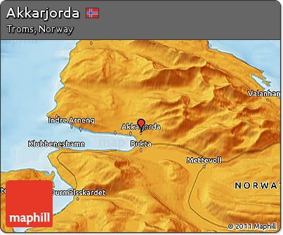 Political 3D Map of Akkarjorda