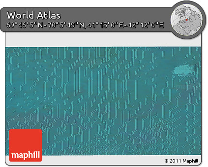 Satellite 3D Map of the Area around 69° 55' 57" N, 41° 43' 30" E