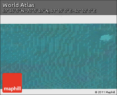 Satellite 3D Map of the Area around 69° 55' 57" N, 41° 43' 30" E