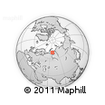 Outline Map of the Area around 69° 55' 57" N, 68° 4' 29" E, rectangular outline