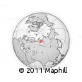 Outline Map of the Area around 69° 55' 57" N, 72° 19' 29" E, rectangular outline