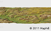 Satellite Panoramic Map of the area around 69° 55' 57" N, 96° 58' 29" E