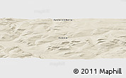 Shaded Relief Panoramic Map of the area around 69° 55' 57" N, 96° 58' 29" E