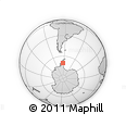 Outline Map of the Area around 69° 8' 30" S, 63° 40' 30" W, rectangular outline