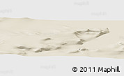 Shaded Relief Panoramic Map of the area around 69° 8' 30" S, 63° 40' 30" W