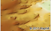 Physical Map of the area around 69° 8' 30" S, 64° 31' 30" W