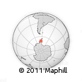 Outline Map of the Area around 69° 8' 30" S, 64° 31' 30" W, rectangular outline