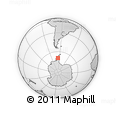 Outline Map of the Area around 69° 8' 30" S, 66° 13' 29" W, rectangular outline