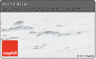 Satellite Panoramic Map of the Area around 69° 8' 30" S, 66° 13' 29" W