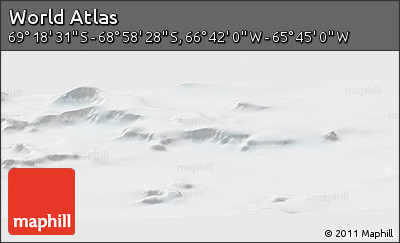 Satellite Panoramic Map of the Area around 69° 8' 30" S, 66° 13' 29" W