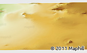 Physical 3D Map of the area around 69° 26' 23" S, 66° 13' 29" W
