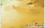 Physical Map of the area around 69° 26' 23" S, 66° 13' 29" W