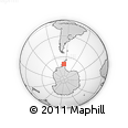 Outline Map of the Area around 69° 26' 23" S, 66° 13' 29" W, rectangular outline