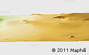 Physical Panoramic Map of the area around 69° 26' 23" S, 66° 13' 29" W