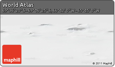 Satellite Panoramic Map of the Area around 69° 26' 23" S, 66° 13' 29" W