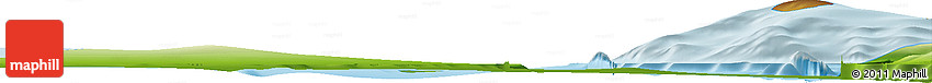 Physical Horizon Map of the Area around 69° 26' 23" S, 72° 10' 30" W