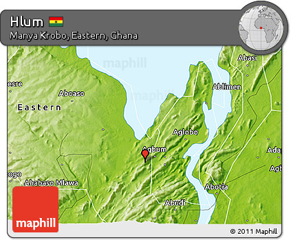 Physical 3D Map of Hlum