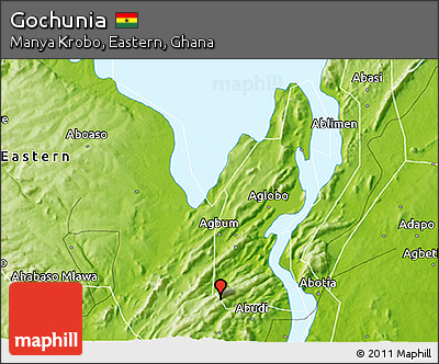 Physical 3D Map of Gochunia