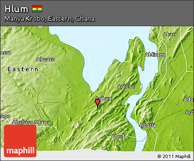 Physical 3D Map of Hlum