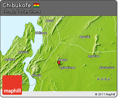 Physical 3D Map of Chibukofe