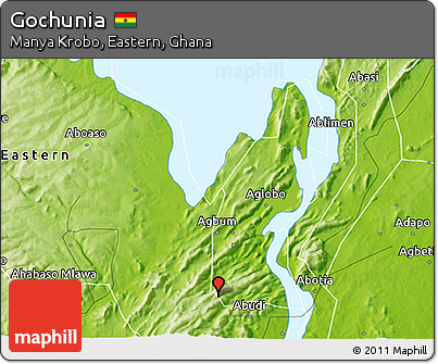 Physical 3D Map of Gochunia