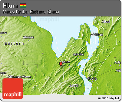 Physical 3D Map of Hlum