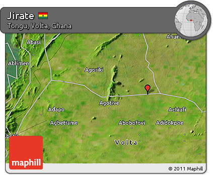Satellite 3D Map of Jirate