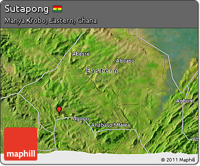 Satellite 3D Map of Sutapong