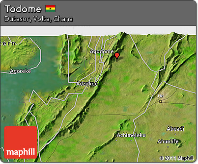 Satellite 3D Map of Todome