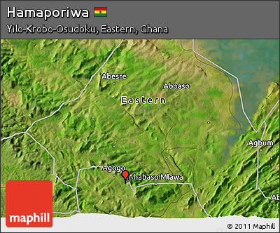 Satellite 3D Map of Hamaporiwa