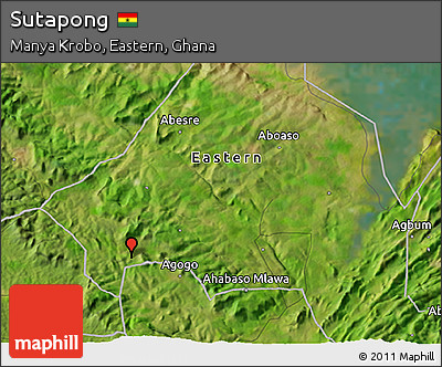 Satellite 3D Map of Sutapong