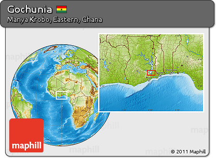 Physical Location Map of Gochunia
