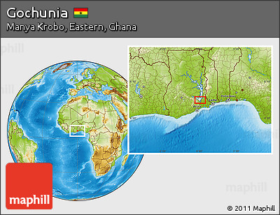 Physical Location Map of Gochunia