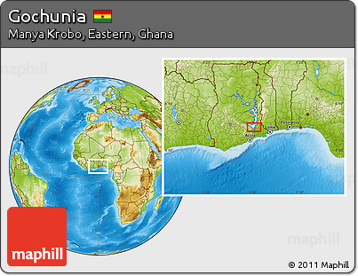 Physical Location Map of Gochunia