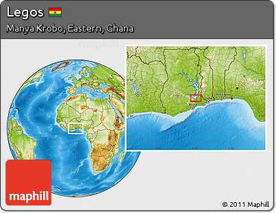 Physical Location Map of Legos