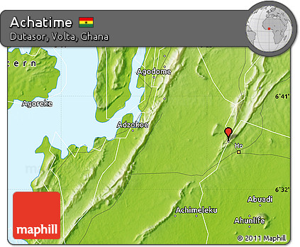 Physical Map of Achatime