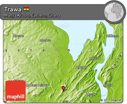 Physical Map of Trawa